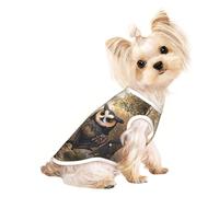 Customized Dog Sweaters for Small & Medium Dogs - Unique Designs, Soft Polyester Fleece, Perfect for Surgery Recovery & Daily Wear Cute Owl Large