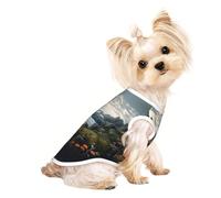 Customized Dog Sweaters for Small & Medium Dogs - Unique Designs, Soft Polyester Fleece, Perfect for Surgery Recovery & Daily Wear Fantasy Elephant Large