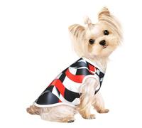 Customized Dog Sweaters For Small & Medium Dogs - Unique Designs, Soft Polyester Fleece, Perfect For Surgery Recovery & Daily Wear Color Rhythm Flow S