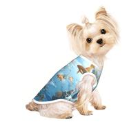 Customized Dog Sweaters for Small & Medium Dogs - Unique Designs, Soft Polyester Fleece, Perfect for Surgery Recovery & Daily Wear Floating City of Fish Schools in the Clouds Large