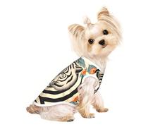 Customized Dog Sweaters For Small & Medium Dogs - Unique Designs, Soft Polyester Fleece, Perfect For Surgery Recovery & Daily Wear The Tiger With Zebra Pattern S
