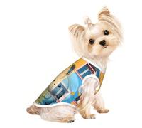 Customized Dog Sweaters For Small & Medium Dogs - Unique Designs, Soft Polyester Fleece, Perfect For Surgery Recovery & Daily Wear The Rabbit Wearing A Helmet L