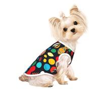 Customized Dog Sweaters for Small & Medium Dogs - Unique Designs, Soft Polyester Fleece, Perfect for Surgery Recovery & Daily Wear Cherry Explosion Large
