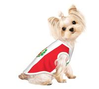Customized Dog Sweaters For Small & Medium Dogs - Unique Designs, Soft Polyester Fleece, Perfect For Surgery Recovery & Daily Wear Flag Of Peru L