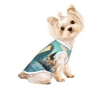 Customized Dog Sweaters for Small & Medium Dogs - Unique Designs, Soft Polyester Fleece, Perfect for Surgery Recovery & Daily Wear Beautiful Fairy Tale Rendering Medium