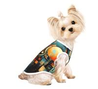 Customized Dog Sweaters For Small & Medium Dogs - Unique Designs, Soft Polyester Fleece, Perfect For Surgery Recovery & Daily Wear Dynamic Shape Fusion S