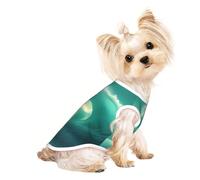 Customized Dog Sweaters For Small & Medium Dogs - Unique Designs, Soft Polyester Fleece, Perfect For Surgery Recovery & Daily Wear Dramatic Wave Arc L