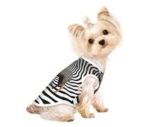 Customized Dog Sweaters For Small & Medium Dogs - Unique Designs, Soft Polyester Fleece, Perfect For Surgery Recovery & Daily Wear Zebra Striped Female Deer M