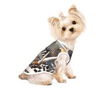Customized Dog Sweaters for Small & Medium Dogs - Unique Designs, Soft Polyester Fleece, Perfect for Surgery Recovery & Daily Wear Colored Mushrooms Medium