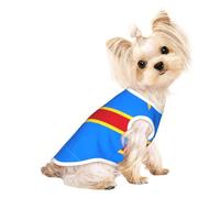 Customized Dog Sweaters For Small & Medium Dogs - Unique Designs, Soft Polyester Fleece, Perfect For Surgery Recovery & Daily Wear Flag Of The Congo S