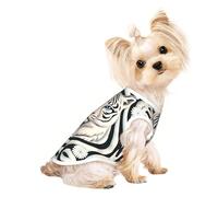 Customized Dog Sweaters For Small & Medium Dogs - Unique Designs, Soft Polyester Fleece, Perfect For Surgery Recovery & Daily Wear White Tiger S