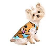 Customized Dog Sweaters For Small & Medium Dogs - Unique Designs, Soft Polyester Fleece, Perfect For Surgery Recovery & Daily Wear Happy Puppy S