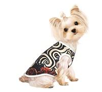 Customized Dog Sweaters For Small & Medium Dogs - Unique Designs, Soft Polyester Fleece, Perfect For Surgery Recovery & Daily Wear Vortex In The Forest M