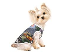 Customized Dog Sweaters For Small & Medium Dogs - Unique Designs, Soft Polyester Fleece, Perfect For Surgery Recovery & Daily Wear Flower Path Cottage L