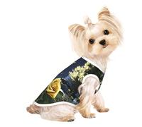Customized Dog Sweaters for Small & Medium Dogs - Unique Designs, Soft Polyester Fleece, Perfect for Surgery Recovery & Daily Wear Jupiter Midnight Rose Garden Medium