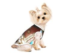 Customized Dog Sweaters for Small & Medium Dogs - Unique Designs, Soft Polyester Fleece, Perfect for Surgery Recovery & Daily Wear Blue Ocean Small
