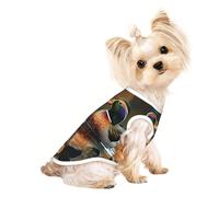 Customized Dog Sweaters for Small & Medium Dogs - Unique Designs, Soft Polyester Fleece, Perfect for Surgery Recovery & Daily Wear Beautiful Reflection, Animal Couple Portrait Small