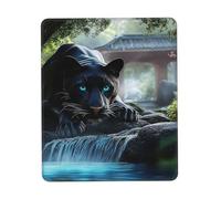 Customized Fierce animals in jungle rivers Mouse Pad - Unique Design for Gaming & Office, Full-Color Print, Non-Slip Rubber Base, Perfect for Laptop & Computer Desks