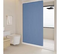 Customized Foldable Magnetic Shower Curtain with Hooks, Waterproof Room Divider for Bathrooms, W70xH180cm - Premium Quality, Durable, Easy to Install