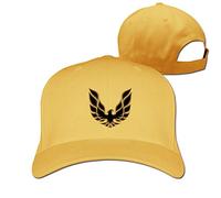Customized Funny Pontiac Firebird Logo 2 Adjustable Baseball Cap Hat for Men Women,Black