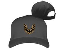 Customized Funny Pontiac Firebird Logo 2 Adjustable Baseball Cap Hat for Men Women,Black