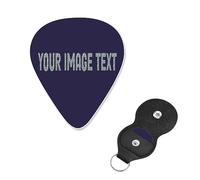 Customized Guitar Pick Your Image Text Here For Bass, Electric, Acoustic Guitars 0.018inch/0.46mm