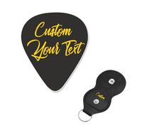 Customized Guitar Pick Your Image Text Here For Bass, Electric, Acoustic Guitars 0.027inch/0.71mm