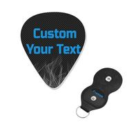 Customized Guitar Pick Your Image Text Here For Bass, Electric, Acoustic Guitars 0.027inch/0.71mm