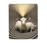 Customized Illusionary Surrealist Art Mouse Pad - Unique Design for Gaming & Office, Full-Color Print, Non-Slip Rubber Base, Perfect for Laptop & Computer Desks