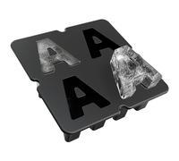 Customized Letter A Ice Cube Mold -Letter Silicone Ice Mold for Custom Ice Cube Mold and Baking Chocolate and Crafting Letter Molds, Ice Cube Molds for Cocktails & Whiskey with Custom Letters