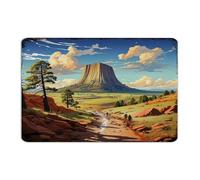 Customized Metal Tin Sign Devils Tower National Monuments Home Decor Aluminum Tin Signs for Backyard Shop Outside Nature Prints Poster Art Poster Gift for Porch 12x18 Inch