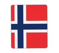 Customized Norwegian flag Mouse Pad - Unique Design for Gaming & Office, Full-Color Print, Non-Slip Rubber Base, Perfect for Laptop & Computer Desks