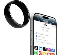 Customized Online Profile, Digital Business Card, NFC Ring, Tap to Share Social Information, for iPhone & Android (#12)