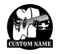 Customized personalized music metal name tags, metal wall art, personalized music studio decorations are the best gifts for music lovers (style-7)