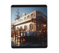 Customized Pirate Tavern Mouse Pad - Unique Design for Gaming & Office, Full-Color Print, Non-Slip Rubber Base, Perfect for Laptop & Computer Desks