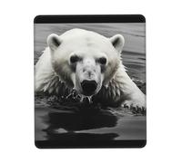 Customized Polar bear on the water surface Mouse Pad - Unique Design for Gaming & Office, Full-Color Print, Non-Slip Rubber Base, Perfect for Laptop & Computer Desks