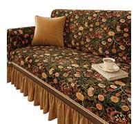 Customized Retro Sofa Slipcovers Thickened Washable Plush Couch Cover Modern Country Style Furniture Protector Fits 77x118 Inch Sofas Stylish Home Decor