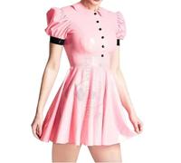 Customized Round Collar Trims Made Of Natural Latex 100% Handmade,6XL,pink