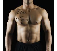 Customized temporary tattoos quick transfer of temporary tattoos text and patterns waterproof and can be retained for5-12 days can be easily removed customized in multiple sizes color 100% personaliz