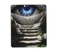 Customized The All-Seeing Eye Mouse Pad - Unique Design for Gaming & Office, Full-Color Print, Non-Slip Rubber Base, Perfect for Laptop & Computer Desks