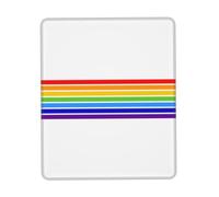 Customized The Jewish Flag Mouse Pad - Unique Design for Gaming & Office, Full-Color Print, Non-Slip Rubber Base, Perfect for Laptop & Computer Desks