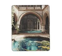 Customized The pool inside the palace Mouse Pad - Unique Design for Gaming & Office, Full-Color Print, Non-Slip Rubber Base, Perfect for Laptop & Computer Desks