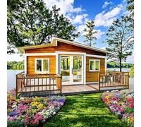 Customized Tiny Houses for Adults | Foldable Modular Container Homes | 2-3 Bedroom Prefab Houses with Fully Equipped Kitchen & Bathroom for Sale | Mobile Living Solutions