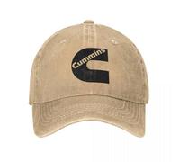 Customized Unisex Baseball Cap Y2K Gas Fueled Engine Cummins Men Women Baseball Distressed Denim Washed Hats Cap Workouts Unstructured Soft Snapback Hat Outdoor Gift