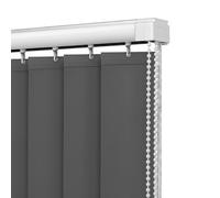 Customized Vertical Blinds for Sliding Glass Door, Window Vertical Blinds for Home, Blackout Fabric Sliding Door Blind, Privacy, Waterproof Window Shade(Dark Grey,W160xH130cm)