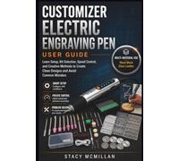 CUSTOMIZER ELECTRIC ENGRAVING PEN USER GUIDE: Learn Setup, Bit Selection, Speed Control, and Creative Methods to Create Clean Designs and Avoid Common Mistakes (From Setup to Mastery)