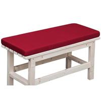 CustomMade 160x30cm Red Bench Seat CushionsWaterproof Thick Cushions for 2/3 Seater Garden Benches Patio Swing Outdoor Comfort & Style