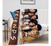 Custommixall Friends Tv Show Blanket ,Friends Blanket Soft and Comfortable, Warm Flannel Blanket Living Room Bedroom Sofa Bed Four Seasons 50X40 Inches