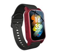 customty Smart Watch with Fall Detection for Seniors, GPS Tracker and Sos Alert, 4G HD Video Call, Water Resistant, Ideal for Dementia/Alzheimer(Red)