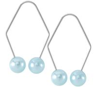 CustomyLife 2pcs Natural Dimple Maker for Cheeks, Blue Facial Muscle Dimple Trainer Shaper Exerciser Tools for Beautiful Smile